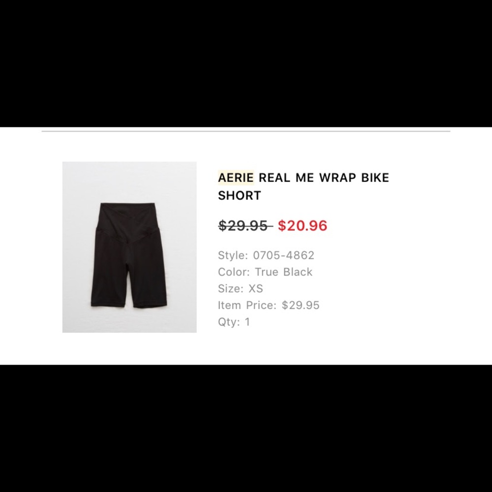 Aerie Real Play High Waisted Biker Shorts